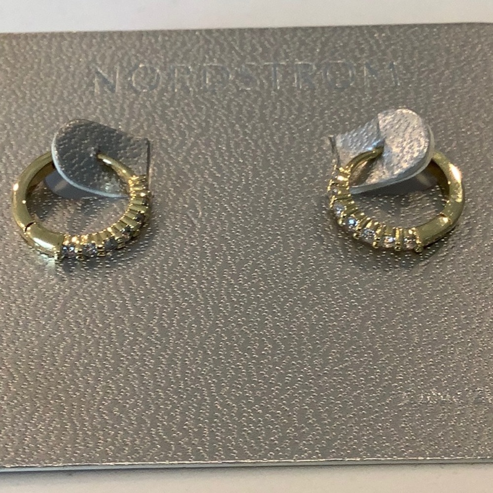 Crystal Huggie Hoop Earrings
NORDSTROM NWT - Picture 4 of 6